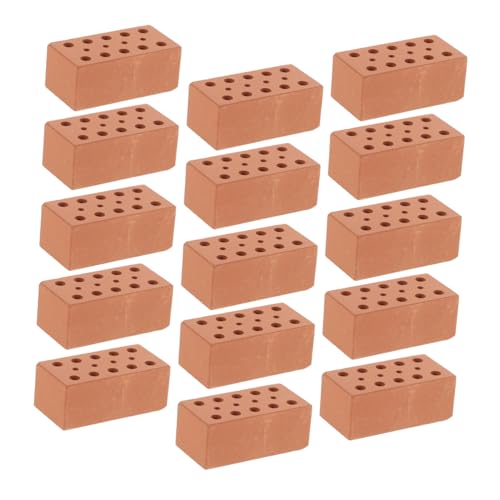 Hohopeti 40 Stück Teiliges Mini Bausteine für Modellbau mit Realistischen Roten Ziegeln für Puppenhaus Sandtisch Architekturmodell Fördert Feinmotorik und Kreatives Bauen bei Kindern Hohopeti 40 Stück Teiliges Mini Bausteine für Modellbau mit Realistischen Roten Ziegeln für Puppenhaus Sandtisch Architekturmodell Fördert Feinmotorik und Kreatives Bauen bei Kindern von Hohopeti