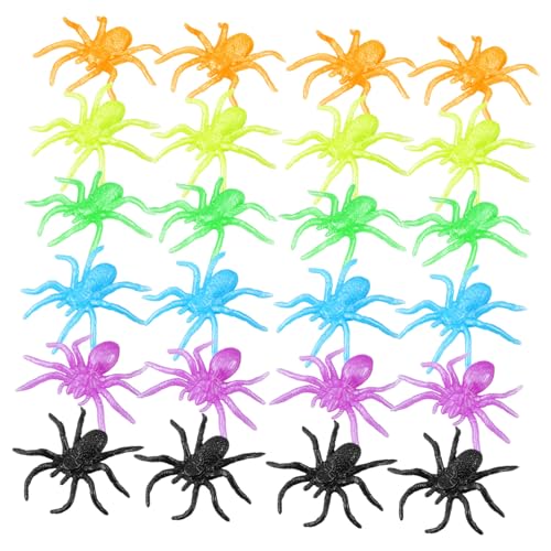 Hohopeti 48 Teiliges Kleine Dehnbare Halloween Spinnen aus Flexiblem TPR Material als Party Deko Scherzspielzeug und Goodie Bag Füller für Halloween Feiern Hohopeti 48 Teiliges Kleine Dehnbare Halloween Spinnen aus Flexiblem TPR Material als Party Deko Scherzspielzeug und Goodie Bag Füller für Halloween Feiern von Hohopeti