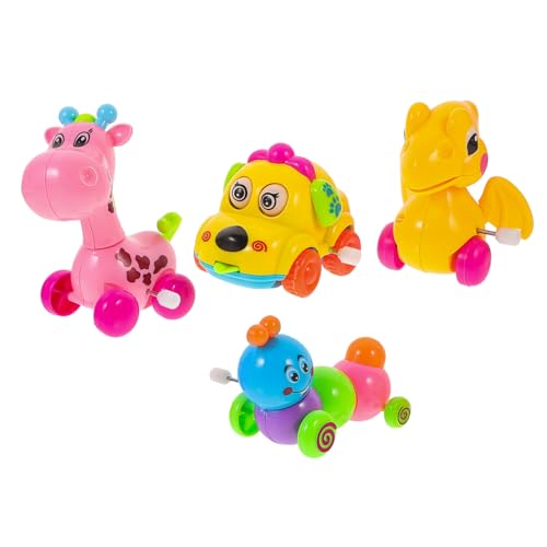 Hohopeti 4Stücke Aufziehbares Tierspielzeug Teiliges Aufziehspielzeug mit Cartoon Tiermotiven für Energiesparend Sicher und für Geburtstage oder Osterfeiern Hohopeti 4Stücke Aufziehbares Tierspielzeug Teiliges Aufziehspielzeug mit Cartoon Tiermotiven für Energiesparend Sicher und für Geburtstage oder Osterfeiern von Hohopeti