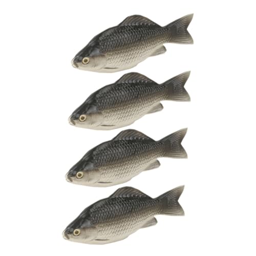 Hohopeti 4Stücke Künstliche Fischmodelle Realistische Unterwasserfisch Simulation für Fotografie Dekoration Hochwertiges Kunststoffmaterial für Angler Hohopeti 4Stücke Künstliche Fischmodelle Realistische Unterwasserfisch Simulation für Fotografie Dekoration Hochwertiges Kunststoffmaterial für Angler von Hohopeti