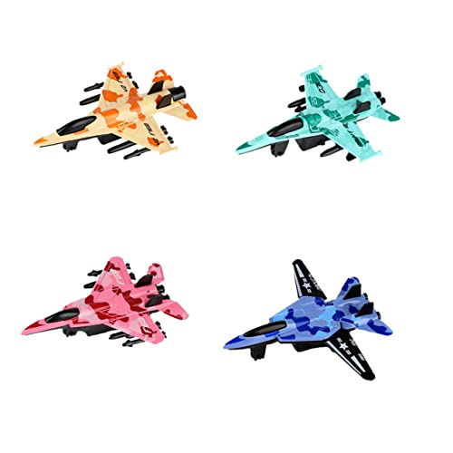 Hohopeti 4Stücke Teiliges Mini Rückzugsspielzeug Flugzeug Kinderspielzeug für Jungen und für Geburtstage und Weihnachten Sicher Hohopeti 4Stücke Teiliges Mini Rückzugsspielzeug Flugzeug Kinderspielzeug für Jungen und für Geburtstage und Weihnachten Sicher von Hohopeti