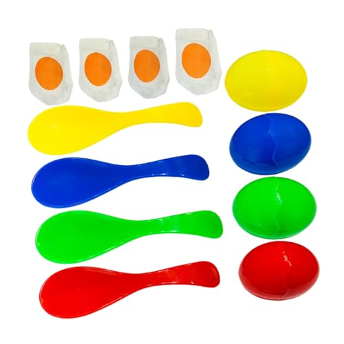 Hohopeti Outdoor Spielsachen Für Kinder Fidget Toys Kinder 4er Set Balance Für Balance Ei Öffel Für Outdoor Spiele Party Mitgebsel Und Lustige Spielzeuge Ideal Für Garten Und Teamspiele Und von Hohopeti