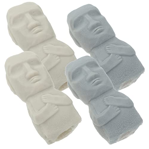 Hohopeti 4pcs Creative Moai Squeeze Toys Rock Man Hand Toys Stress Lindern Spiele Für Kinder Und Erwachsene Hohopeti 4pcs Creative Moai Squeeze Toys Rock Man Hand Toys Stress Lindern Spiele Für Kinder Und Erwachsene von Hohopeti