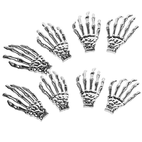 Hohopeti 4pcs Skelett Hände Halloween Plastik Skelett Hände Halloween Gruselige Requisiten Hohopeti 4pcs Skelett Hände Halloween Plastik Skelett Hände Halloween Gruselige Requisiten von Hohopeti
