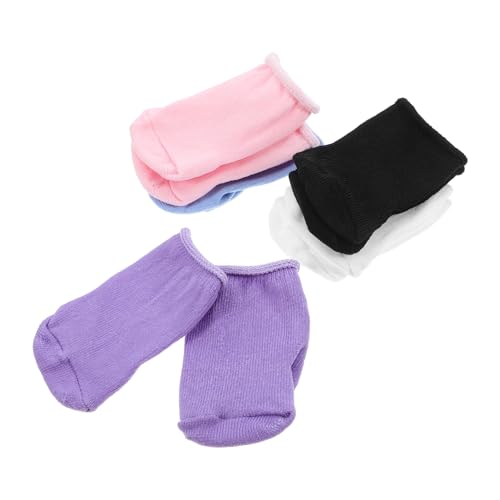 Hohopeti 5 Paare Doll Socken für Puppen Farbige Puppenzubehörteile für Kreative Outfits und Charmantes Zubehör Passform für Puppenmode Hohopeti 5 Paare Doll Socken für Puppen Farbige Puppenzubehörteile für Kreative Outfits und Charmantes Zubehör Passform für Puppenmode von Hohopeti