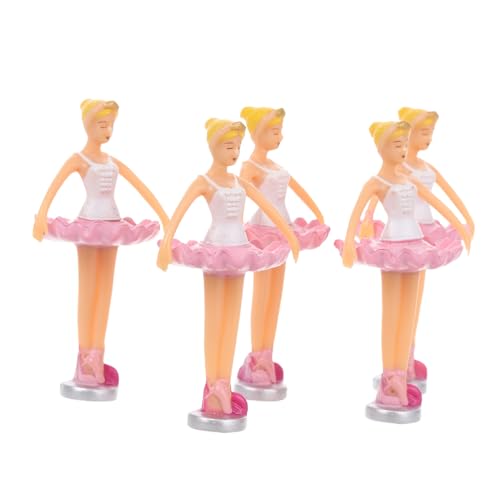 Hohopeti 5 Stück Ballettpuppe Puppen-Accessoire Balletttänzerin Puppe Puppendekorationen Puppenornament Prinzessin Puppe Figur Tänzerpuppe Tanzende Mädchenpuppe Puppenprinzessin Plastik von Hohopeti