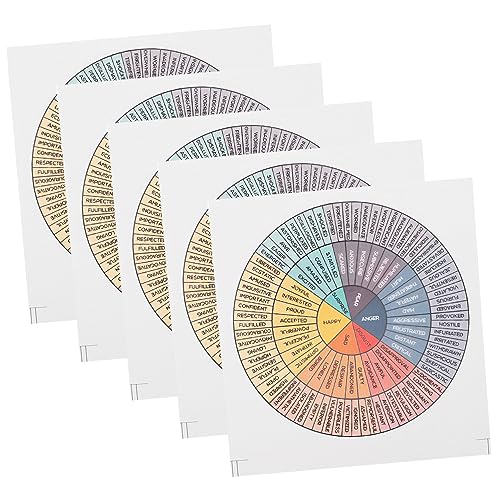 Hohopeti 5 Stück Emotionsrad Aufkleber Gefühlsrad Aufkleber Stimmungsaufkleber Emotionen Sticker Computer Für Erwachsene Papier Bunt Hohopeti 5 Stück Emotionsrad Aufkleber Gefühlsrad Aufkleber Stimmungsaufkleber Emotionen Sticker Computer Für Erwachsene Papier Bunt von Hohopeti