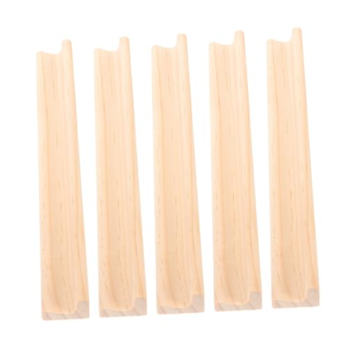 Hohopeti Zughalter Schieber 5 Stück Holzgestelle Ablagen Briefkachelhalter von Hohopeti