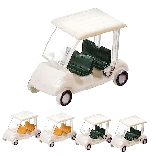Hohopeti 5St Mikrolandschafts-Sandtischmodell zum Selbermachen von Spielzeug Auto-Dekor Auto Spielzeug zurückziehen Kinderspielzeug Autos Spielzeug praktische Golfwagenmodelle Minigolfwagen von Hohopeti