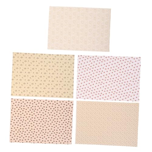 Hohopeti 5 Stück Puppenhausdekoration Miniaturmöbel für Dollhouse Mini-Haustapete Hausszenenaufkleber Miniatur-Dekorationen Miniaturmöbel und Accessoires Puppenhausminiaturen Papier Hohopeti 5 Stück Puppenhausdekoration Miniaturmöbel für Dollhouse Mini-Haustapete Hausszenenaufkleber Miniatur-Dekorationen Miniaturmöbel und Accessoires Puppenhausminiaturen Papier von Hohopeti