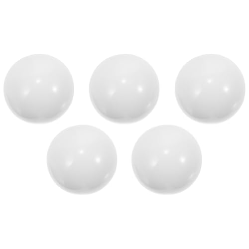 Hohopeti 5 Stück Roulette Perlen Weiß für Spielperlen für Partyspiel und Heim drehspiel Elegante Kugeln zur Steigerung von Spannung und Spielspaß von Hohopeti