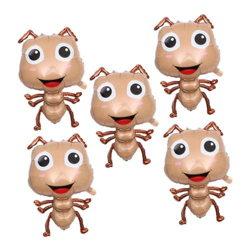 Hohopeti 5 Stück Teiliges Ant Folienballons für Kindergeburtstag Tiermotiv Ballons Deko für Partys Shower Karneval und Besondere Anlässe von Hohopeti