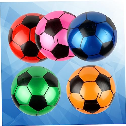 Hohopeti 5 Stück Teiliges Aufblasbares Fußballspielzeug für Robuste PVC Bälle Leicht Aufpumpbar Interaktives Outdoor Sportspielzeug Zufällige Farben für Drinnen und Draußen Zufällige Farbe Hohopeti 5 Stück Teiliges Aufblasbares Fußballspielzeug für Robuste PVC Bälle Leicht Aufpumpbar Interaktives Outdoor Sportspielzeug Zufällige Farben für Drinnen und Draußen Zufällige Farbe von Hohopeti