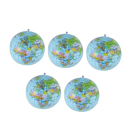 Hohopeti 5 Stück Teiliges Aufblasbares PVC Strandball mit Sichere Geruchsfreie Wasserspielbälle für Robust und Praktisch für Outdoor Sommeraktivitäten für Mädchen und Jungen Hohopeti 5 Stück Teiliges Aufblasbares PVC Strandball mit Sichere Geruchsfreie Wasserspielbälle für Robust und Praktisch für Outdoor Sommeraktivitäten für Mädchen und Jungen von Hohopeti