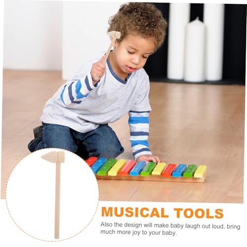 Hohopeti 5 Stück Teiliges Mini Holzhammer Leichtes Holz Hämmer für Sicher Handlich als Kleines Geschenk und Mitgebsel für Party und Indoor Outdoor Aktivitäten Hohopeti 5 Stück Teiliges Mini Holzhammer Leichtes Holz Hämmer für Sicher Handlich als Kleines Geschenk und Mitgebsel für Party und Indoor Outdoor Aktivitäten von Hohopeti