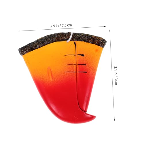 Hohopeti 5 Stück Teiliges Set Kleine Papagei Nase Requisite mit Elastischem Band für Karneval Halloween Kostüm Party Cosplay Tier Nase Dekoration von Hohopeti