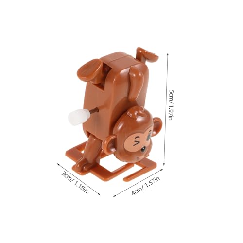 Hohopeti 5 Stück Teiliges Wind Up mit Niedlichen Affenfiguren Buntes Mechanisches Aufziehspielzeug für Ab Jahren Feinmotorik und Kreativen Entwicklung von Hohopeti