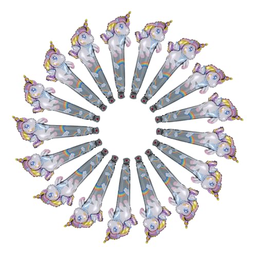 Hohopeti 50 Stück Aufblasbare Einhorn Luftballons aus Folie Handlich als Partydeko und Foto-requisite für Geburtstagsfeiern Gartenpartys und Indoor-outdoor Dekoration Hohopeti 50 Stück Aufblasbare Einhorn Luftballons aus Folie Handlich als Partydeko und Foto-requisite für Geburtstagsfeiern Gartenpartys und Indoor-outdoor Dekoration von Hohopeti