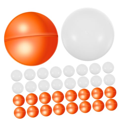 Hohopeti 50 Stück Öffnbare Lotteriekugeln aus PVC Wiederverwendbare Hohlkugeln für Partyspiele Gewinnspiele Bastelbedarf und Festliche Aktivitäten Orange und Weiß Hohopeti 50 Stück Öffnbare Lotteriekugeln aus PVC Wiederverwendbare Hohlkugeln für Partyspiele Gewinnspiele Bastelbedarf und Festliche Aktivitäten Orange und Weiß von Hohopeti