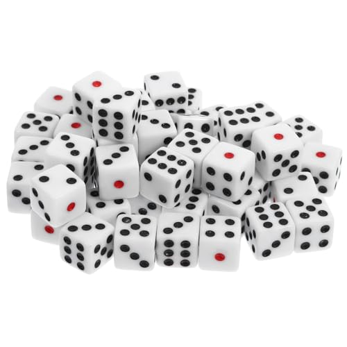 Hohopeti 50 Stück Teiliges Acryl Würfel Leicht und Kompakt Glatte Oberfläche Vielseitiges Spielzubehör für Brettspiele Party und Familienrunden Praktisches Ersatzteil Hohopeti 50 Stück Teiliges Acryl Würfel Leicht und Kompakt Glatte Oberfläche Vielseitiges Spielzubehör für Brettspiele Party und Familienrunden Praktisches Ersatzteil von Hohopeti