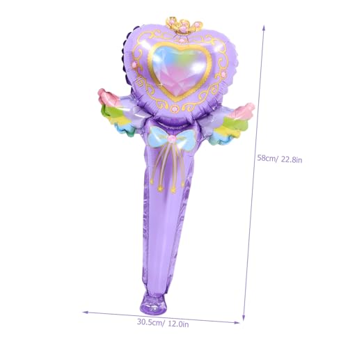 Hohopeti 50 Stück Teiliges Handliche Folienballons in Violett Aufblasbare Party-deko mit Fairy Wand Design Vielseitig für Innen Außenbereiche als Partyzubehör und Fotorequisite Hohopeti 50 Stück Teiliges Handliche Folienballons in Violett Aufblasbare Party-deko mit Fairy Wand Design Vielseitig für Innen Außenbereiche als Partyzubehör und Fotorequisite von Hohopeti