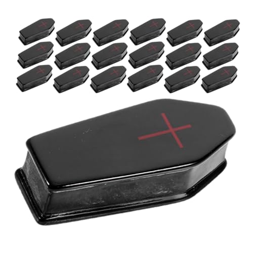 Hohopeti 50 Stück Teiliges Miniatur Halloween Coffin aus Robustem Resin Detailreiche Kleine Särge für Micro Landschaften Puppenhaus Dekorationen und Gruselige Partyaccessoires Hohopeti 50 Stück Teiliges Miniatur Halloween Coffin aus Robustem Resin Detailreiche Kleine Särge für Micro Landschaften Puppenhaus Dekorationen und Gruselige Partyaccessoires von Hohopeti