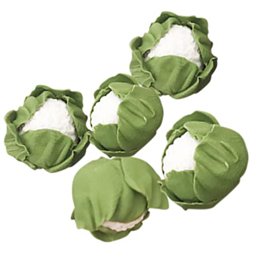 Hohopeti 5pcs Realistische Mini -brokkolo -modellsimulation Broccolo Mini Gemüse Puppenhauszubehör von Hohopeti