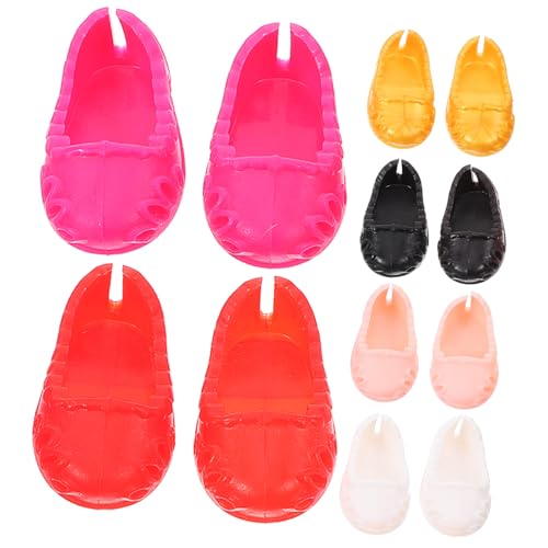Hohopeti 6 Paare Puppenschuhe Mini Flache Schuhe Für Puppen Süßes Dekoratives Zubehör In Farben Für Puppenhaus Simulation Und Kostümierung Hohopeti 6 Paare Puppenschuhe Mini Flache Schuhe Für Puppen Süßes Dekoratives Zubehör In Farben Für Puppenhaus Simulation Und Kostümierung von Hohopeti