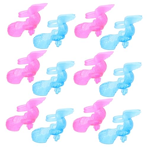 Hohopeti 6 Paare Zunge Puppe Mini-Schuhe Kleine Schuhe Zum Basteln Minipuppenschuhe Mini-fingerschuhe Miniatur-spielzeugschuhe Simulierte Minischuhe Babypuppenschuhe Plastik von Hohopeti