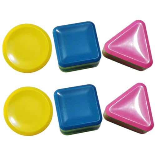 Hohopeti 6 Stck Teiliges Rhythmus Shaker Robustem Kunststoff mit Dreieck Viereck Bunte Sichere Percussion Instrumente für Kleinkinder Feinmotorik und Hand Auge koordination für von Hohopeti