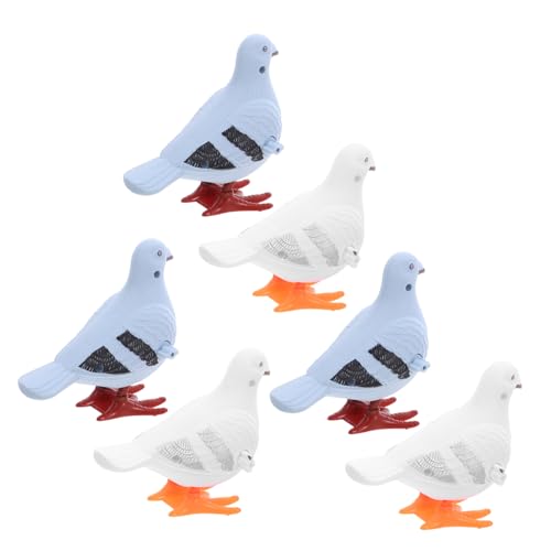 Hohopeti 6 Stück Aufziehspielzeug Tauben Lustige Springende Vögel Geschenkidee für Party und Feiertage Zufällige Farbe Hohopeti 6 Stück Aufziehspielzeug Tauben Lustige Springende Vögel Geschenkidee für Party und Feiertage Zufällige Farbe von Hohopeti