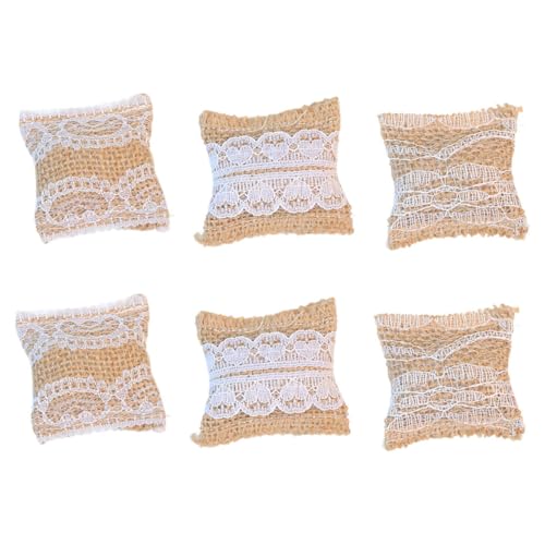 Hohopeti 6 Stück Maßstab Weiche Baumwoll Leinen Sofakissen für Puppenhaus Dekoration Mini Kissen für Sofa Bett und Wohnzimmer Möbel Zubehör Hohopeti 6 Stück Maßstab Weiche Baumwoll Leinen Sofakissen für Puppenhaus Dekoration Mini Kissen für Sofa Bett und Wohnzimmer Möbel Zubehör von Hohopeti