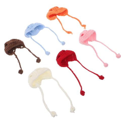 Hohopeti 6 Stück Mini Strickmützen für Kleine Tiere und Puppen Handgestrickte Leichte Häkelmützen Vielseitige Mini Accessoires für Figuren Dekoration und DIY Projekte Hohopeti 6 Stück Mini Strickmützen für Kleine Tiere und Puppen Handgestrickte Leichte Häkelmützen Vielseitige Mini Accessoires für Figuren Dekoration und DIY Projekte von Hohopeti
