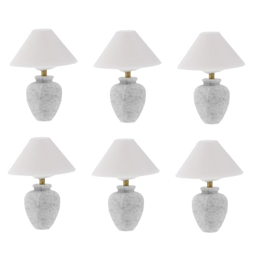 Hohopeti 6 Stück Miniaturmöbelmodell Mini-schreibtischlampe Miniatur -schreibtischlampe Puppenstubenlampenmodell Winzige Hausmöbel Nachtlampe Für Puppenhaus Puppenhauslampenmöbel Plastik Hohopeti 6 Stück Miniaturmöbelmodell Mini-schreibtischlampe Miniatur -schreibtischlampe Puppenstubenlampenmodell Winzige Hausmöbel Nachtlampe Für Puppenhaus Puppenhauslampenmöbel Plastik von Hohopeti