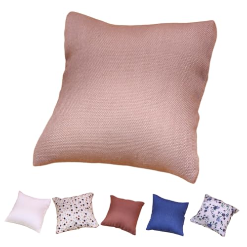 Hohopeti 6 Stück Puppenhaus Kissen Teiliges Miniatur Sofakissen Farben Mini Möbel Zubehör für Wohnzimmer Schlafzimmer Tiny Pillows Miniatur Möbel Modell Dekoration Hohopeti 6 Stück Puppenhaus Kissen Teiliges Miniatur Sofakissen Farben Mini Möbel Zubehör für Wohnzimmer Schlafzimmer Tiny Pillows Miniatur Möbel Modell Dekoration von Hohopeti