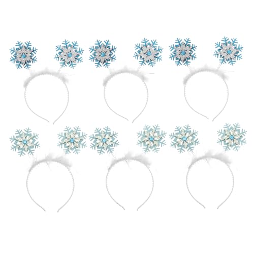Hohopeti 6 Stück Schneeflocken Haarreif Teiliges aus Glitzerndes Weihnachts Kostümzubehör Haarband für Karneval Party Festlicher Kopfschmuck für Rollenspiele Hohopeti 6 Stück Schneeflocken Haarreif Teiliges aus Glitzerndes Weihnachts Kostümzubehör Haarband für Karneval Party Festlicher Kopfschmuck für Rollenspiele von Hohopeti