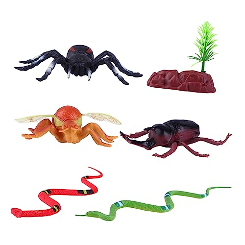 Hohopeti 6 Stück Simuliertes Insekt Tierornamente Skorpion Spielzeug Streichspielzeug Streich Requisite Simulationsspielzeug Für Kinder Party Trick Kinderspielzeug Spielzeug von Hohopeti