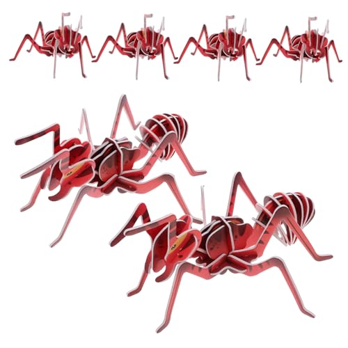 Hohopeti 6 Stück Teiliges Ameisen Puzzle aus Realistische Insektenmodelle für Stem Lernspielzeug zur Wissenschaftsbildung und Kreativen Bastelaktivitäten für Jungen und Mädchen von Hohopeti