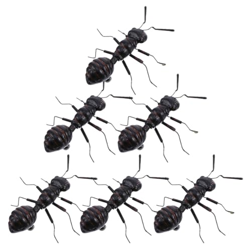Hohopeti 6 Stück Teiliges Ameisen dekor Realistische Insekten Figur Draht Filigrane Tischskulpturen Langlebig Leicht Kreative Garten Wohnraumdeko von Hohopeti