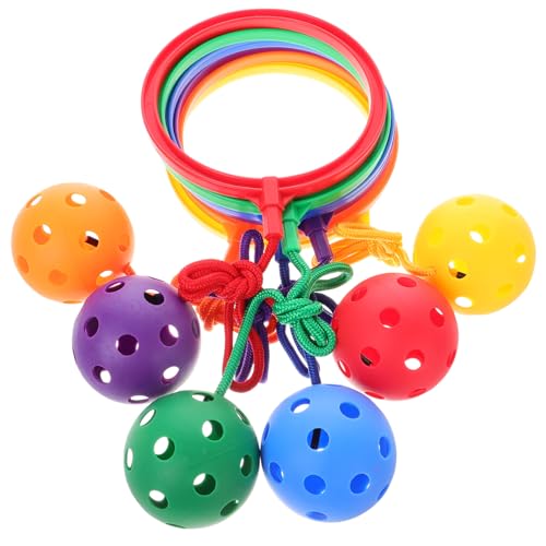 Hohopeti 6 Stück Teiliges Ankle Skip Jump Ball Leichte Hüpfbälle Sprungspielzeug für Fördert Koordination und Fitness Geeignet für Drinnen und Draußen Bunte Farbmischung Hohopeti 6 Stück Teiliges Ankle Skip Jump Ball Leichte Hüpfbälle Sprungspielzeug für Fördert Koordination und Fitness Geeignet für Drinnen und Draußen Bunte Farbmischung von Hohopeti