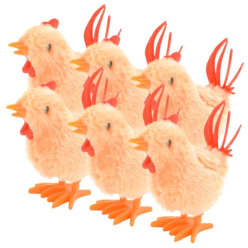 Hohopeti 6 Stück Teiliges Aufziehspielzeug für Kleinkinder Kuschelige Springende Küken aus Plüsch Lustige Mechanische Hühnerspielzeuge als Ostergeschenk und Partyspaß Hohopeti 6 Stück Teiliges Aufziehspielzeug für Kleinkinder Kuschelige Springende Küken aus Plüsch Lustige Mechanische Hühnerspielzeuge als Ostergeschenk und Partyspaß von Hohopeti