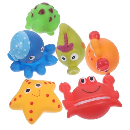 Hohopeti 6 Stück Teiliges Badespielzeug mit Bunten Meeresbewohnern Schwimmend und Flexibel Fördert Sensorische Entwicklung und Handmotorik Geeignet für Kleinkinder Jahre Hohopeti 6 Stück Teiliges Badespielzeug mit Bunten Meeresbewohnern Schwimmend und Flexibel Fördert Sensorische Entwicklung und Handmotorik Geeignet für Kleinkinder Jahre von Hohopeti