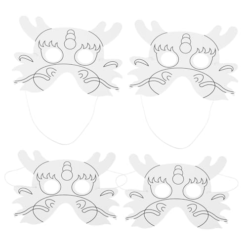 Hohopeti 6 Stück Teiliges DIY Papiermasken Leere Halbgesichtsmasken zum Bemalen Bastelset für Kreativität und Handarbeit Leichte Sichere Papiermasken für Karneval Halloween Kostümparty Hohopeti 6 Stück Teiliges DIY Papiermasken Leere Halbgesichtsmasken zum Bemalen Bastelset für Kreativität und Handarbeit Leichte Sichere Papiermasken für Karneval Halloween Kostümparty von Hohopeti
