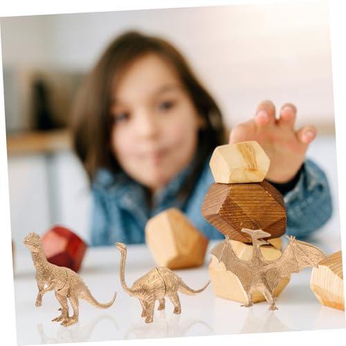 Hohopeti 6 Stück Teiliges Dinosaurier Figuren aus Umweltfreundlichem Kunststoff Hohl und Goldfarben Kindersicheres Lernspielzeug und Dekorative Tiermodelle für Jungen und Mädchen Hohopeti 6 Stück Teiliges Dinosaurier Figuren aus Umweltfreundlichem Kunststoff Hohl und Goldfarben Kindersicheres Lernspielzeug und Dekorative Tiermodelle für Jungen und Mädchen von Hohopeti