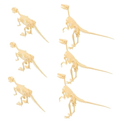 Hohopeti 6 Stück Teiliges Dinosaurier Skelett Selbstmontierbares Fossil aus Robustem Kunststoff Pädagogisches Bastelset für Fördert Kreativität und Lernspaß Hohopeti 6 Stück Teiliges Dinosaurier Skelett Selbstmontierbares Fossil aus Robustem Kunststoff Pädagogisches Bastelset für Fördert Kreativität und Lernspaß von Hohopeti