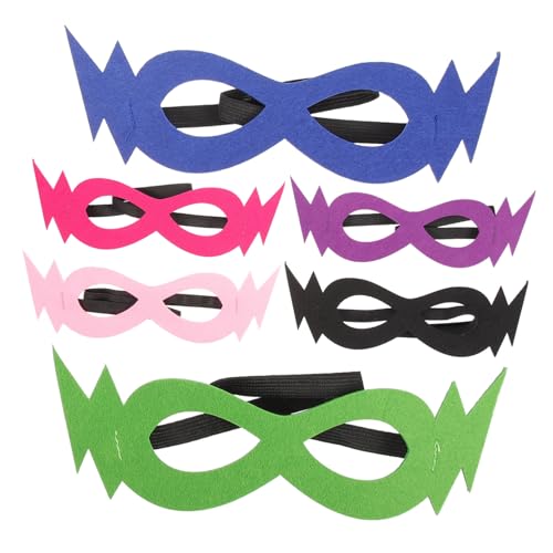 Hohopeti 6 Stück Teiliges Filz Augenmasken Karneval Fasching Halloween Kostüm Verkleidung Party Zubehör für Maskerade Cosplay Geburtstagsfeier Hohopeti 6 Stück Teiliges Filz Augenmasken Karneval Fasching Halloween Kostüm Verkleidung Party Zubehör für Maskerade Cosplay Geburtstagsfeier von Hohopeti