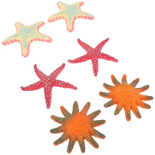 Hohopeti 6 Stück Teiliges Kleine Seestern Figuren aus Robustem Realistische Meerestier Modelle Kindgerechtes Unterwasser für Strand und Poolparty Dekoration Pädagogisch Hohopeti 6 Stück Teiliges Kleine Seestern Figuren aus Robustem Realistische Meerestier Modelle Kindgerechtes Unterwasser für Strand und Poolparty Dekoration Pädagogisch von Hohopeti