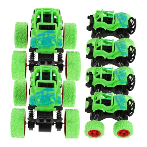 Hohopeti 6 Stück Teiliges Offroad Auto Pull Back Fahrzeug Inertie Betrieben Robustes Modell für Outdoor Spiel Spaß bei Geburtstagsfeiern und Partys von Hohopeti