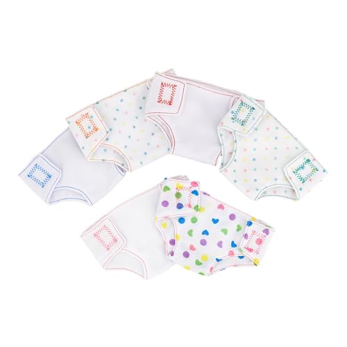Hohopeti 6 Stück Teiliges Puppen Windelset mit Verstellbarem Verschluss Weiche Stoffwindeln und Unterwäsche für Babypuppen Puppenzubehör für Realistisches Rollenspiel Hohopeti 6 Stück Teiliges Puppen Windelset mit Verstellbarem Verschluss Weiche Stoffwindeln und Unterwäsche für Babypuppen Puppenzubehör für Realistisches Rollenspiel von Hohopeti