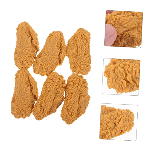 Hohopeti 6 Stück Teiliges Realistisches Hähnchenflügel Künstliche Fake Food Modelle für Küchen Schaufenster Kindergarten Party Fotografie Requisiten Hohopeti 6 Stück Teiliges Realistisches Hähnchenflügel Künstliche Fake Food Modelle für Küchen Schaufenster Kindergarten Party Fotografie Requisiten von Hohopeti